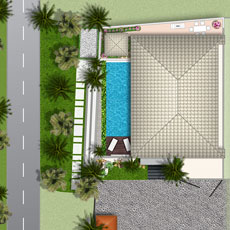 Villa Sky House - Floor Plan - Roof Floor